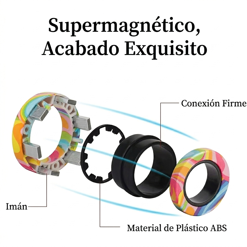 Anillos magnéticos antiestrés
